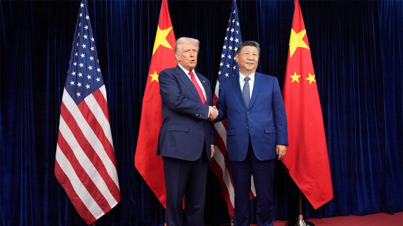 U.S. President Donald Trump met face-to-face with Chinese leader Xi Jinping on Thursday, the final day of Trump’s trip to Asia that included stops in Malaysia, Japan and South Korea, in an attempt to resolve the ongoing trade disputes between the two sides.
Trump has imposed substantial tariffs on China since returning to the White House in January, and Beijing retaliated with limits on exports of rare earth elements. Both sides want to avoid the risk of blowing up the world economy, which would harm their own countries.
The leaders of the world’s two largest economies spoke to the press in brief introductory remarks before meeting behind closed doors along with their top officials.
Xi said in his opening remarks that ‘it feels very warm seeing you again because it’s been many years.’
‘We do not always see eye to eye with each other,’ Xi said, noting that ‘it is normal for the two leading economies of the world to have frictions now and then.’
The Chinese leader added that the two countries ‘are fully able to help each other succeed and prosper together.’
<i>The Associated Press contributed to this report.</i>
<i>This is a developing story. Check back for updates.</i>
This post appeared first on FOX NEWS Trump, Xi meet in effort to resolve trade tensions sparked by US tariffs